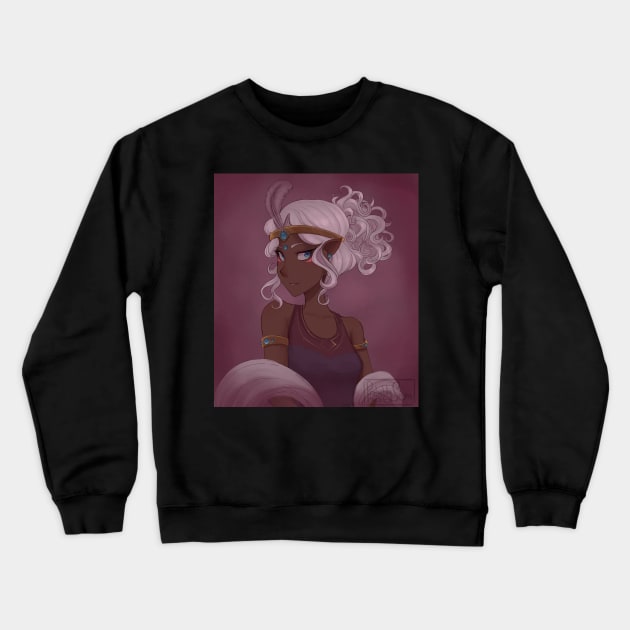 Flapper Allura Crewneck Sweatshirt by Probablynotsam